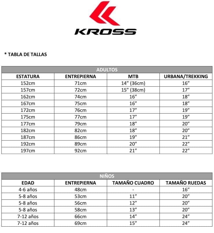 guia-tallas-bicicletas-kross