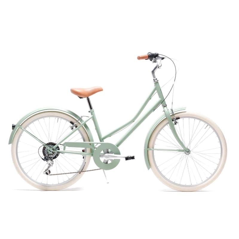 BICICLETA DE PASEO CAPRI CAROLINA 24″ 6 VELOCIDADES VERDE PASTEL 8-12 AÑOS